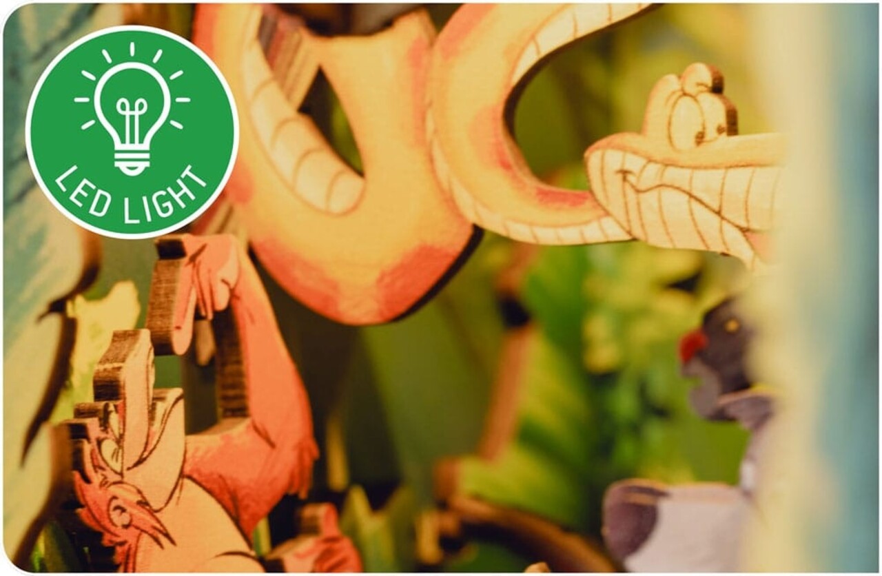 Revell Disney Tiny Adventures Book Nook Mini Diorama The Jungle Book 23 cm Revell Disney Tiny Adventures Book Nook Mini Diorama The Jungle Book 23 cm