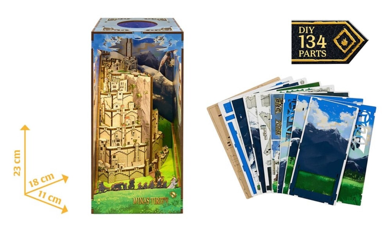 Revell The Lord of the Rings Tiny Adventures Book Nook Mini Diorama Minas Tirith 23 cm Revell The Lord of the Rings Tiny Adventures Book Nook Mini Diorama Minas Tirith 23 cm