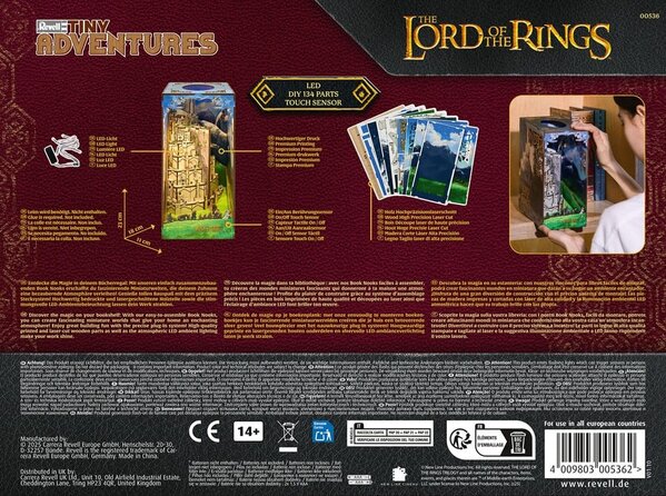 Revell The Lord of the Rings Tiny Adventures Book Nook Mini Diorama Minas Tirith 23 cm Revell The Lord of the Rings Tiny Adventures Book Nook Mini Diorama Minas Tirith 23 cm