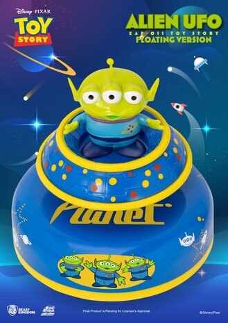 Beast Kingdom Toy Story Egg Attack Floating Model Alien UFO 7 cm