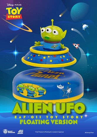 Beast Kingdom Toy Story Egg Attack Floating Model Alien UFO 7 cm