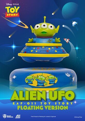 Beast Kingdom Toy Story Egg Attack Floating Model Alien UFO 7 cm