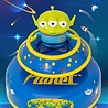 Beast Kingdom Toy Story Egg Attack Floating Model Alien UFO 7 cm