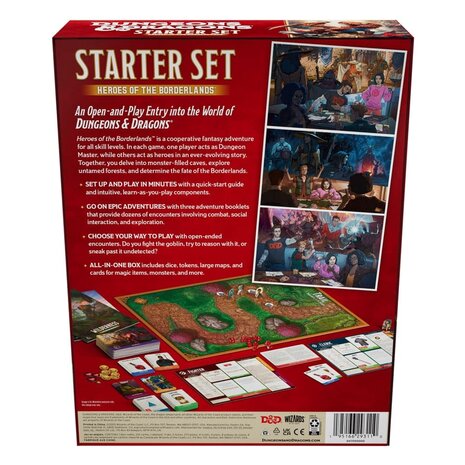 Wizards of the Coast Dungeons & Dragons RPG Starter Set: Heroes of the Borderlands *Engelse Versie* Wizards of the Coast Dungeons & Dragons RPG Starter Set: Heroes of the Borderlands *Engelse Versie*