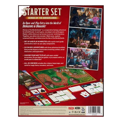 Wizards of the Coast Dungeons & Dragons RPG Starter Set: Heroes of the Borderlands *Engelse Versie* Wizards of the Coast Dungeons & Dragons RPG Starter Set: Heroes of the Borderlands *Engelse Versie*