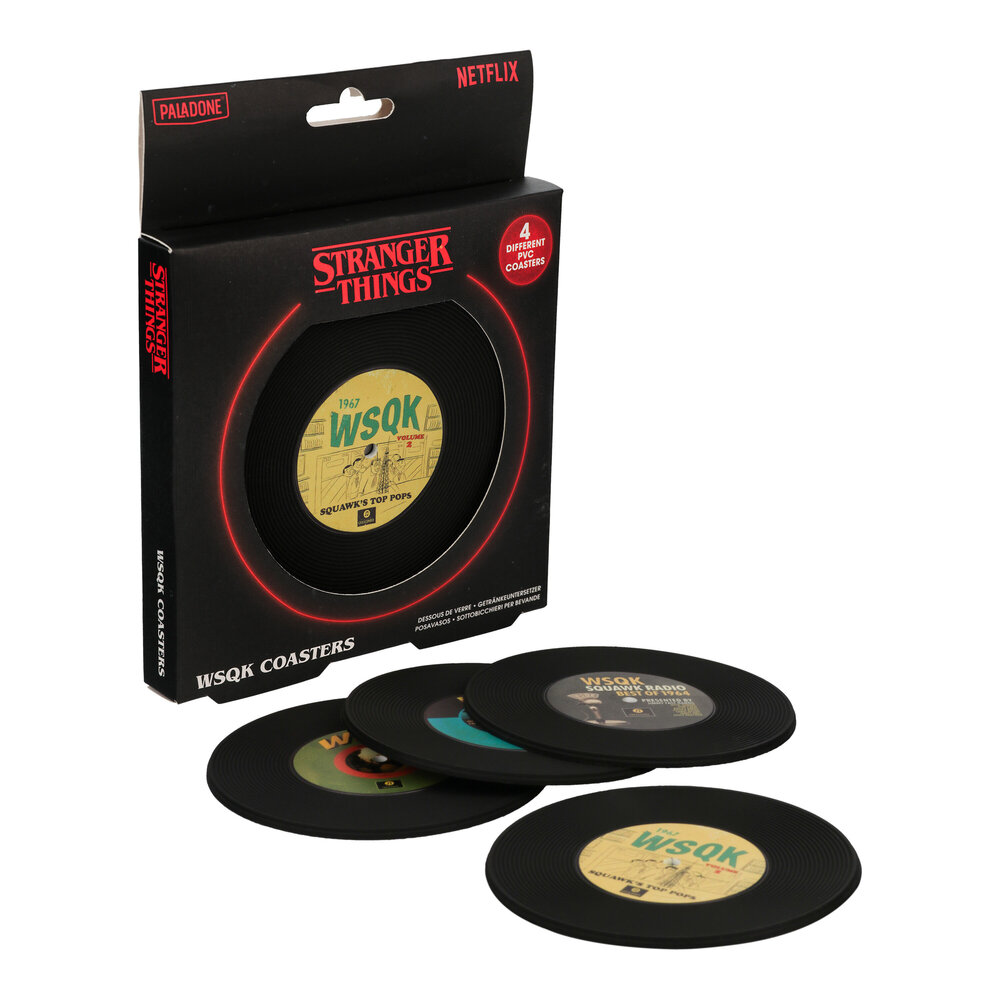 Paladone Stranger Things WSQK Onderzetters (4x)