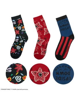 Cinereplicas Stranger Things Sokken (3x) Cinereplicas Stranger Things Sokken (3x)