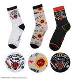 Cinereplicas Stranger Things Hellfire Socks (3x) Cinereplicas Stranger Things Hellfire Socks (3x)