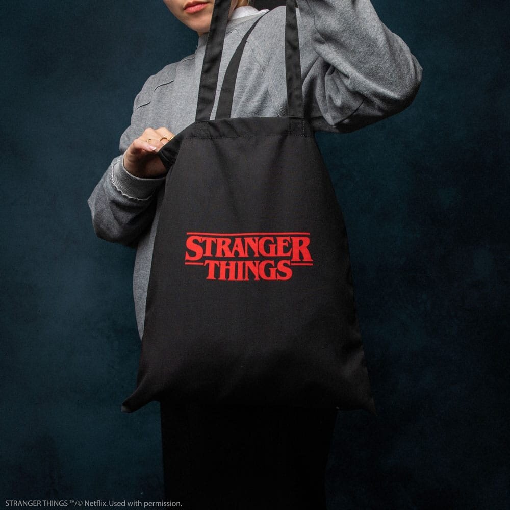 Cinereplicas Stranger Things Logo Tote Bag Cinereplicas Stranger Things Logo Tote Bag