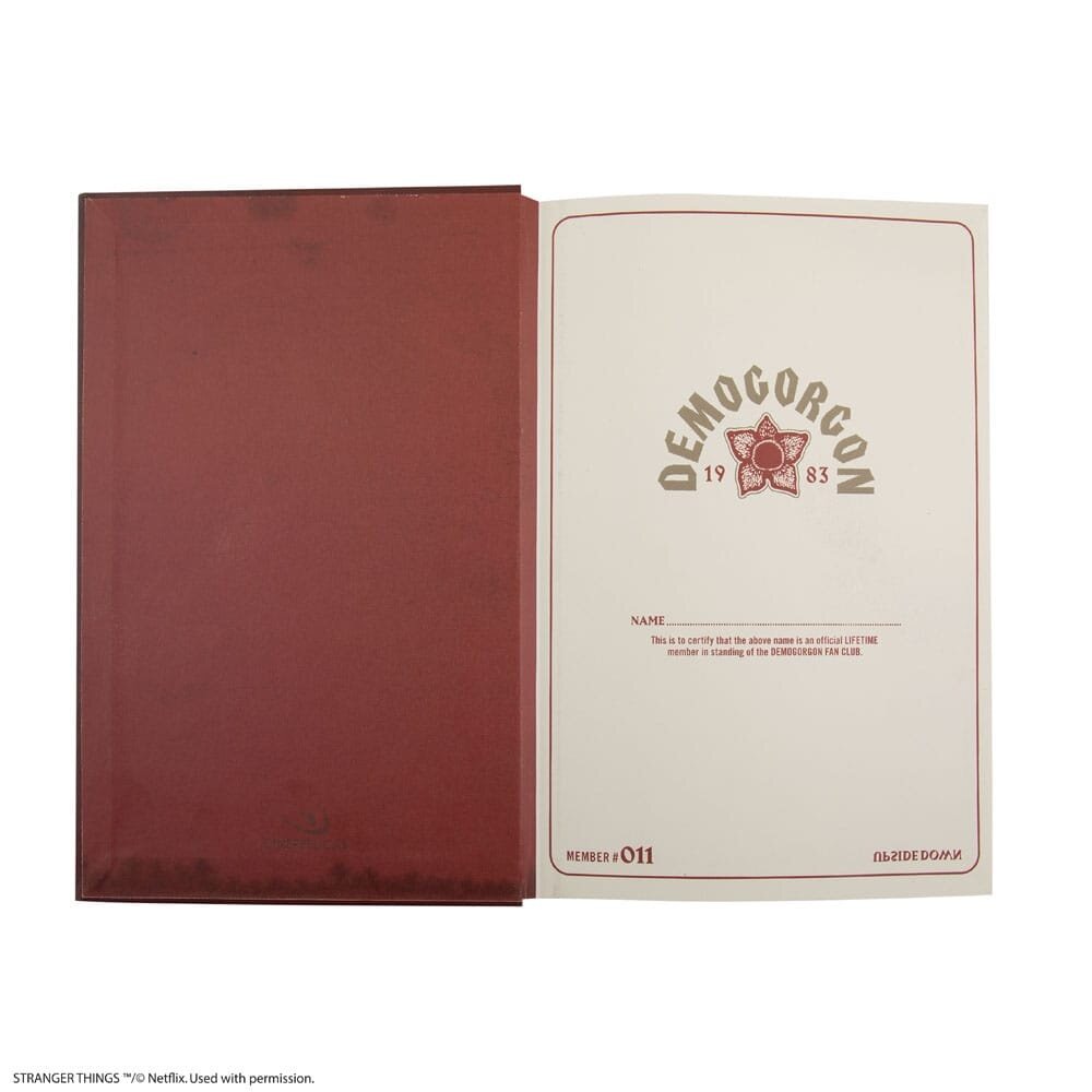 Cinereplicas Stranger Things Demogorgon Notebook
