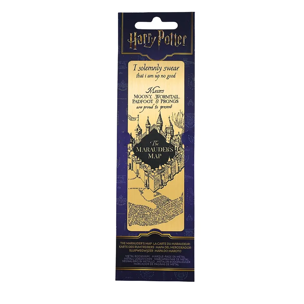 Cinereplicas Harry Potter The Marauder's Map Metal Bookmark Cinereplicas Harry Potter The Marauder's Map Metal Bookmark