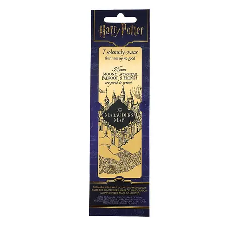 Cinereplicas Harry Potter The Marauder's Map Metal Bookmark Cinereplicas Harry Potter The Marauder's Map Metal Bookmark