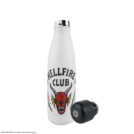 Cinereplicas Stranger Things Hellfire Club Metal Water Bottle