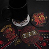 Cinereplicas Stranger Things Hellfire Club Coasters (4x)