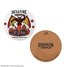 Cinereplicas Stranger Things Hellfire Club Coasters (4x)