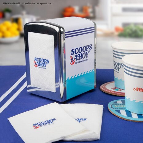 Cinereplicas Strangers Things Scoops Ahoy Napkin Dispenser