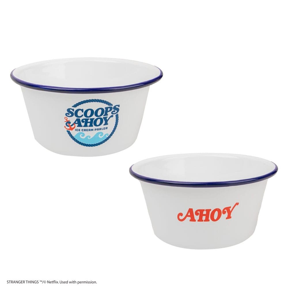 Cinereplicas Stranger Things Scoops Ahoy Ice Cream Bowl with Sailor Hat