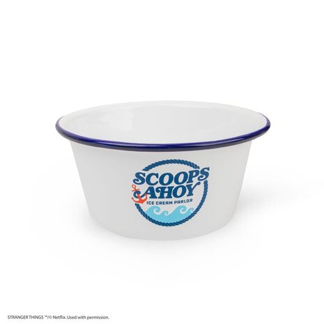 Cinereplicas Stranger Things Scoops Ahoy Ice Cream Bowl with Sailor Hat