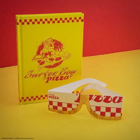 Cinereplicas Stranger Things Surfer Boy Pizza Notebook