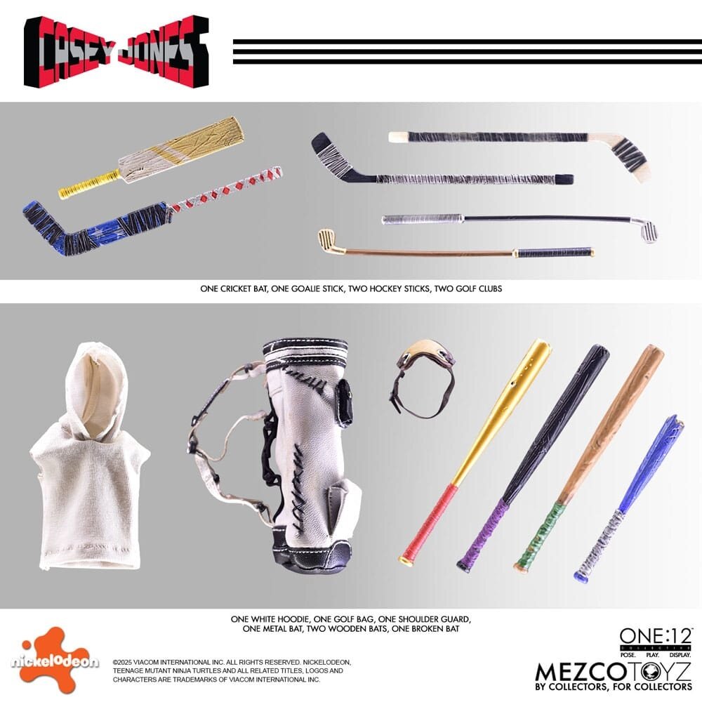 Mezco Toyz Teenage Mutant Ninja Turtles Figure 1/12 Casey Jones 17 cm