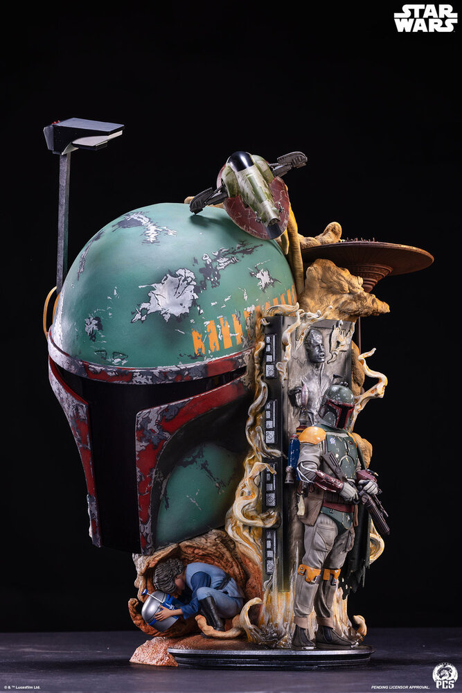 PCS Star Wars The Empire Strikes Back Fine Art Bust Boba Fett 50 cm