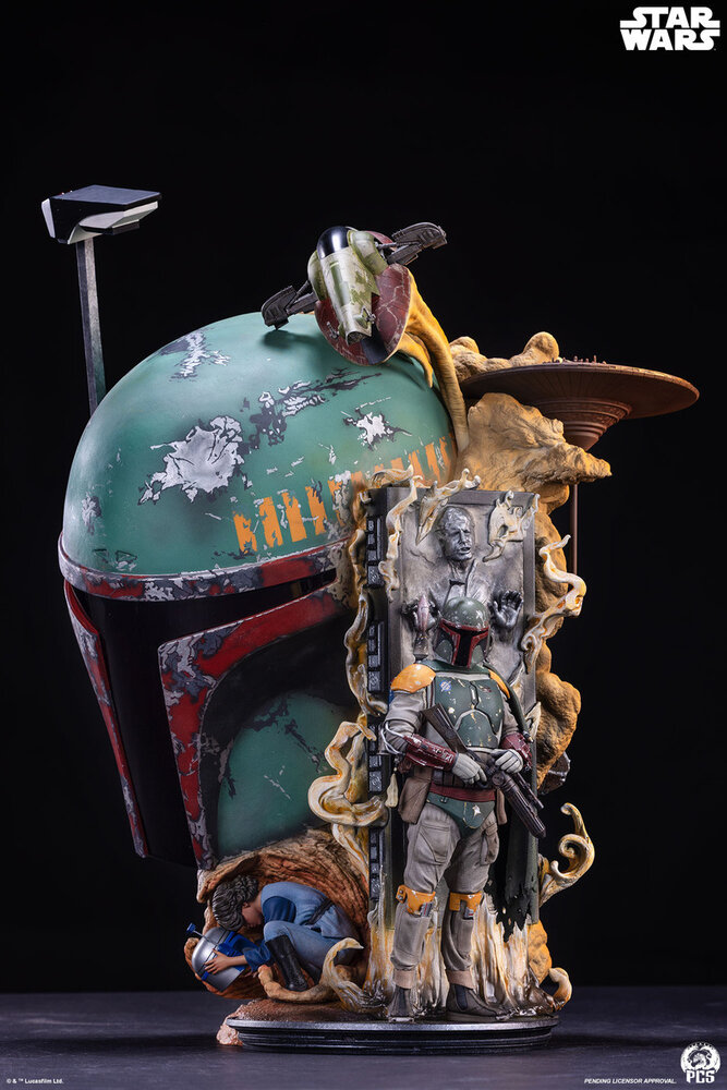 PCS Star Wars The Empire Strikes Back Fine Art Bust Boba Fett 50 cm