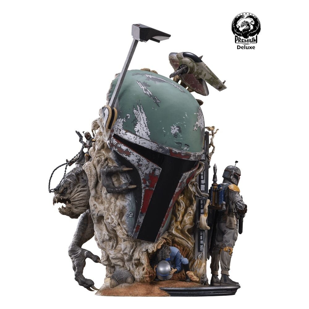 PCS Star Wars The Empire Strikes Back Fine Art Bust Boba Fett Deluxe Edition 50 cm