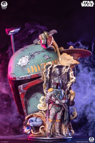 PCS Star Wars The Empire Strikes Back Fine Art Bust Boba Fett Deluxe Edition 50 cm