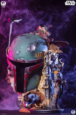 PCS Star Wars The Empire Strikes Back Fine Art Bust Boba Fett Deluxe Edition 50 cm