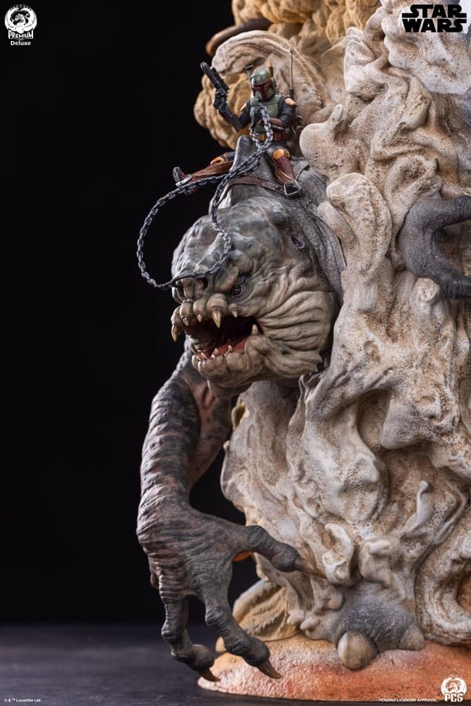 PCS Star Wars The Empire Strikes Back Fine Art Bust Boba Fett Deluxe Edition 50 cm