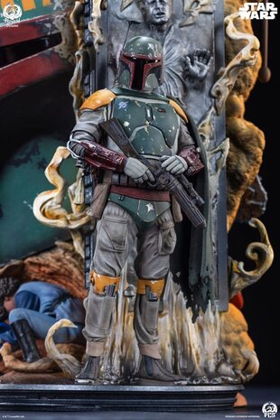PCS Star Wars The Empire Strikes Back Fine Art Bust Boba Fett Deluxe Edition 50 cm