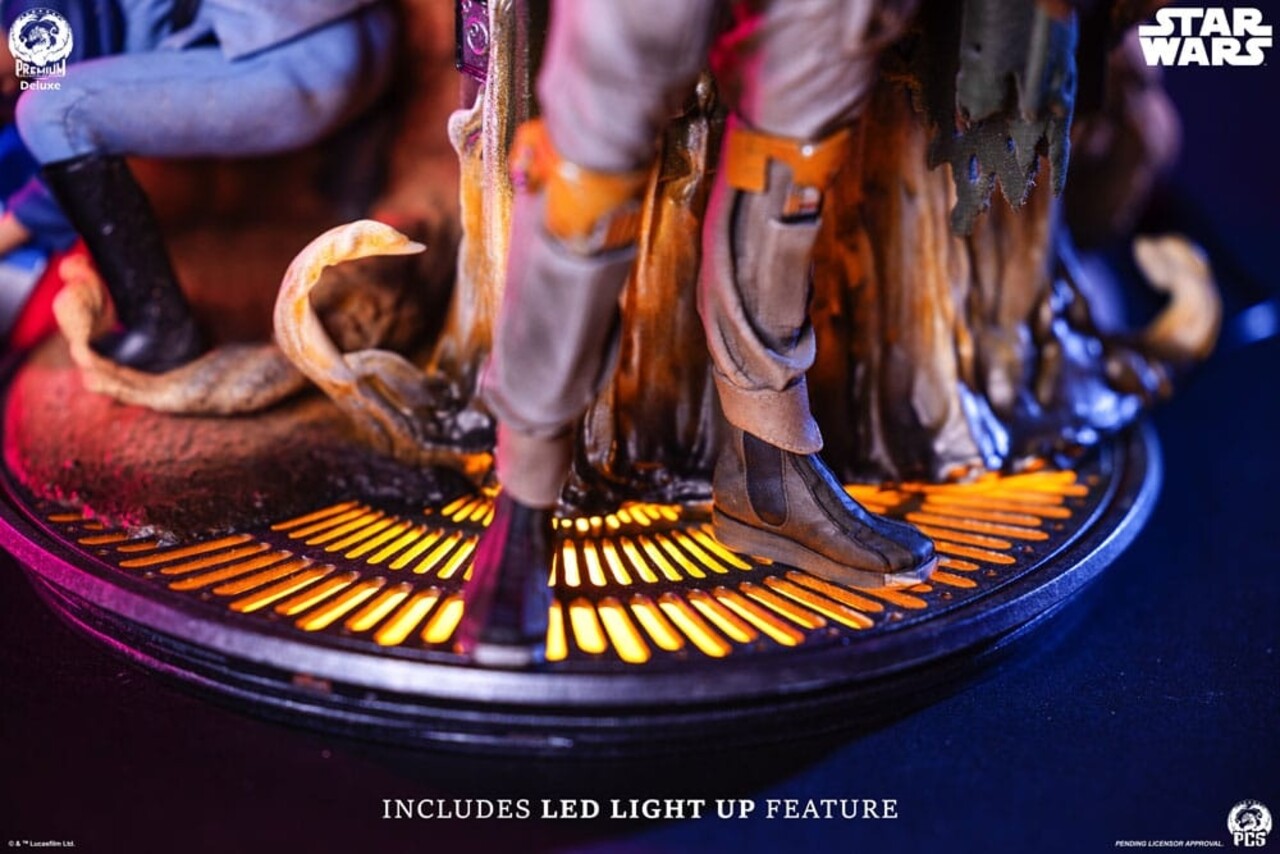 PCS Star Wars The Empire Strikes Back Fine Art Bust Boba Fett Deluxe Edition 50 cm