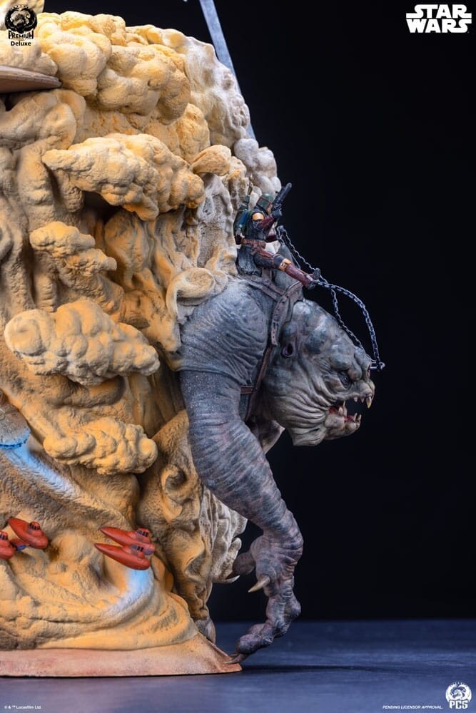 PCS Star Wars The Empire Strikes Back Fine Art Bust Boba Fett Deluxe Edition 50 cm