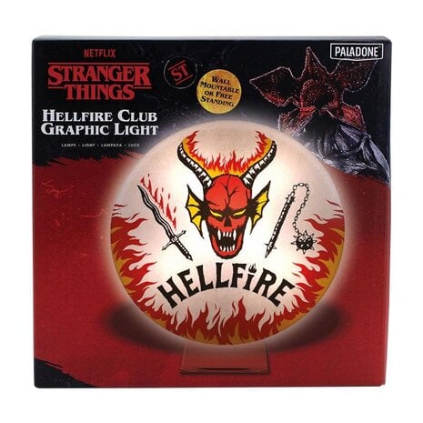 Paladone Stranger Things Hellfire Club Logo Lamp 20 cm Paladone Stranger Things Hellfire Club Logo Lamp 20 cm