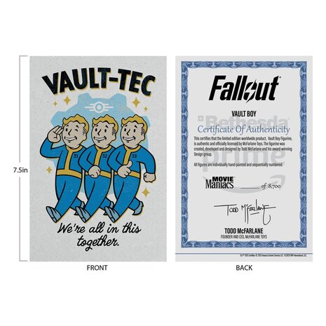 McFarlane Toys Fallout Movie Maniacs Action Figure Vault Boy Version 1 14 cm McFarlane Toys Fallout Movie Maniacs Action Figure Vault Boy Version 1 14 cm