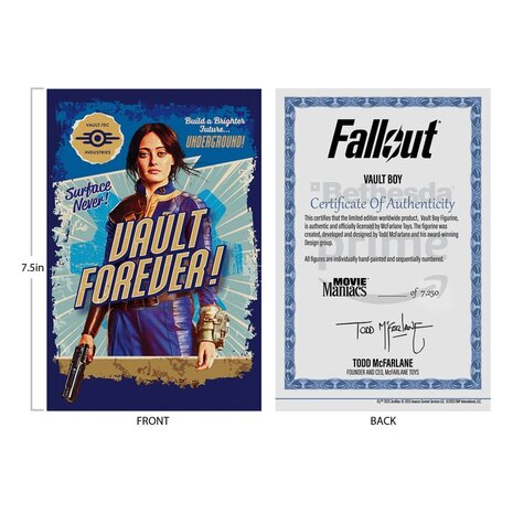 McFarlane Toys Fallout Movie Maniacs Action Figure Vault Boy Version 2 14 cm McFarlane Toys Fallout Movie Maniacs Action Figure Vault Boy Version 2 14 cm