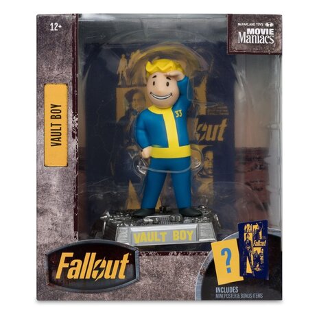 McFarlane Toys Fallout Movie Maniacs Action Figure Vault Boy Version 3 14 cm McFarlane Toys Fallout Movie Maniacs Action Figure Vault Boy Version 3 14 cm