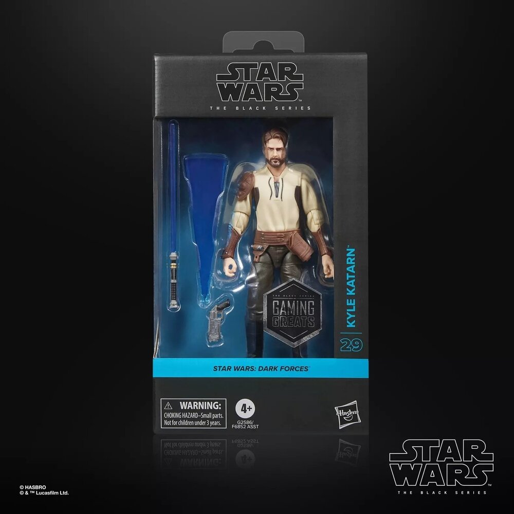 Hasbro Star Wars Dark Forces Black Series Action Figure Kyle Katarn 15 cm