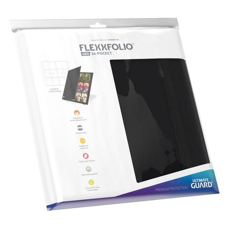 Ultimate Guard Flexxfolio 480 Portfolio 24-Pocket Black Ultimate Guard Flexxfolio 480 Portfolio 24-Pocket Black