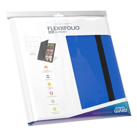 Ultimate Guard Flexxfolio 480 Portfolio 24-Pocket Blue Ultimate Guard Flexxfolio 480 Portfolio 24-Pocket Blue