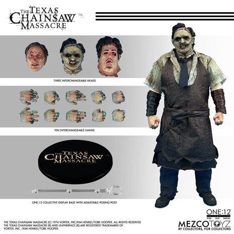 Mezco Toyz Texas Chainsaw Massacre (2003) Action figure 1/12 Leatherface 17 cm Mezco Toyz Texas Chainsaw Massacre (2003) Action figure 1/12 Leatherface 17 cm