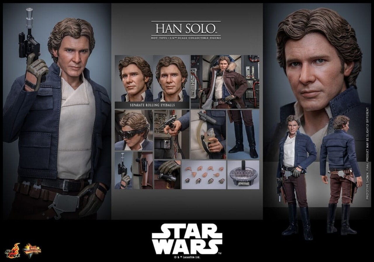 Hot Toys Star Wars The Empire Strikes Back Action Figure 1/6 Han Solo 31 cm Hot Toys Star Wars The Empire Strikes Back Action Figure 1/6 Han Solo 31 cm
