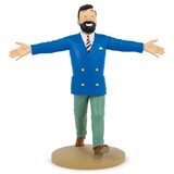 Tintinimaginatio Tintin Statuette Haddock in a Blue Jacket 12 cm