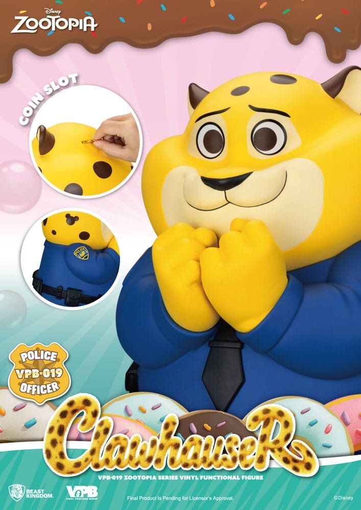 Beast Kingdom Zootopia Piggy Vinyl Bank Clawhauser 40 cm Beast Kingdom Zootopia Piggy Vinyl Bank Clawhauser 40 cm