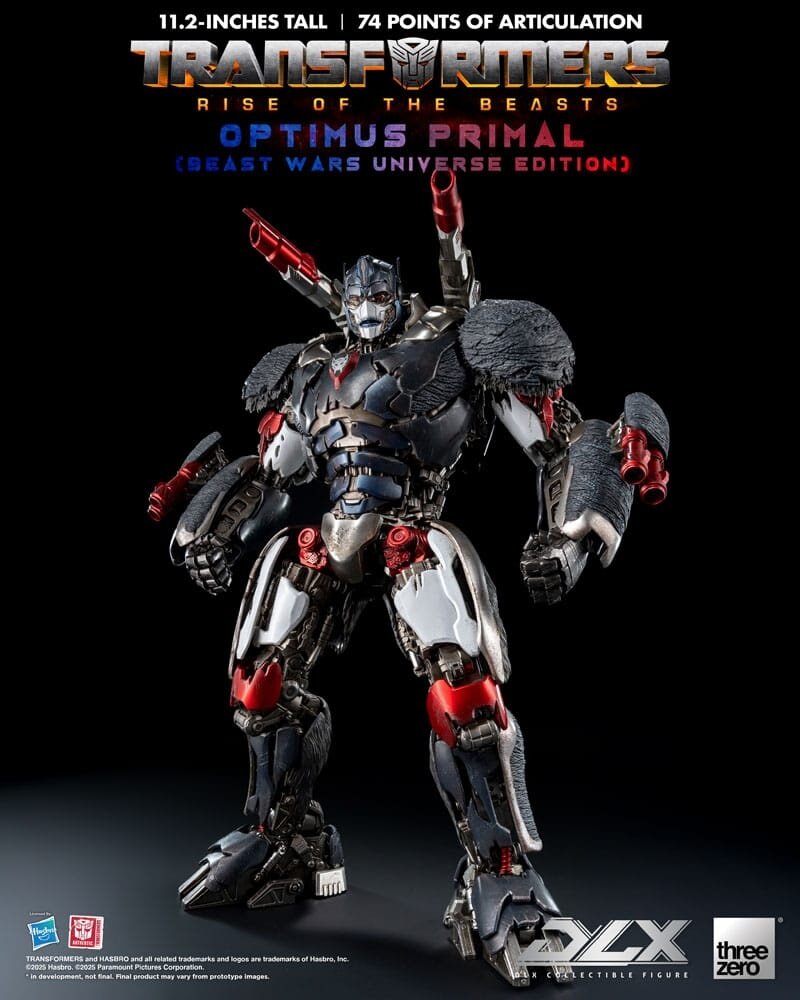 Threezero Transformers: Rise of the Beasts DLX Action Figure Optimus Primal (Beast Wars Universe Edition) 29 cm