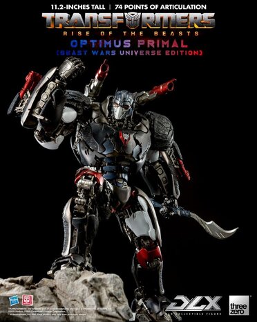 Threezero Transformers: Rise of the Beasts DLX Action Figure Optimus Primal (Beast Wars Universe Edition) 29 cm