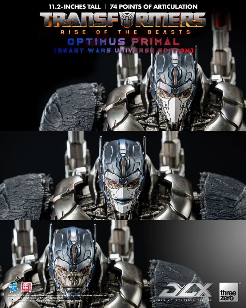 Threezero Transformers: Rise of the Beasts DLX Action Figure Optimus Primal (Beast Wars Universe Edition) 29 cm