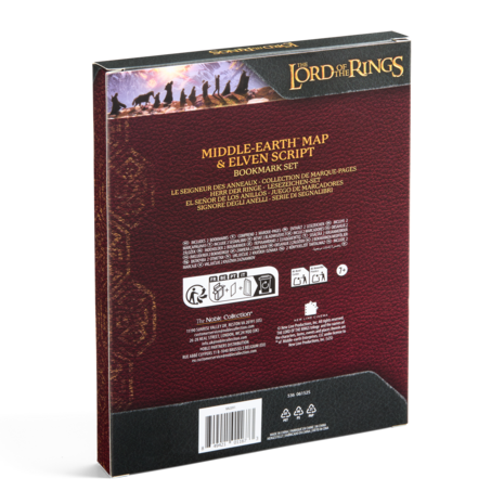 The Noble Collection Lord of the Rings Bookmark Set
