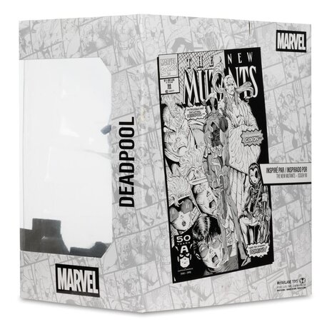McFarlane Toys Marvel Collection PVC Statue 1/10 Deadpool (The New Mutants #98) (Line Art) (Gold Label) 17 cm McFarlane Toys Marvel Collection PVC Statue 1/10 Deadpool (The New Mutants #98) (Line Art) (Gold Label) 17 cm