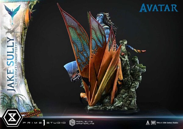 Prime 1 Studio Avatar (Film) Real Elite Masterline Series Statue 1/4 Jake Sully & The Great Leonopteryx 87 cm